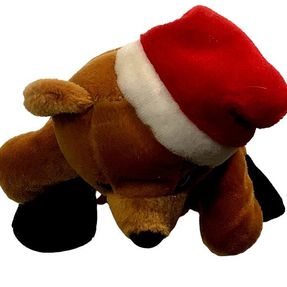 Vintage 7" Christmas Bear, Ho Ho Beans, Exclusive Sears and Roebuck & Co., EUC - Picture 3 of 5
